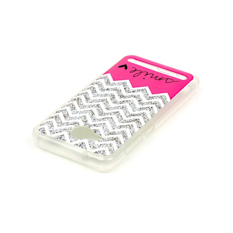 Flexible IMD TPU Case for Huawei Y3 II / Y3II - Chevron and Smile Pattern-3