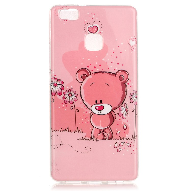 Soft IMD TPU Case Shell for Huawei P9 Lite - Cute Bear-1