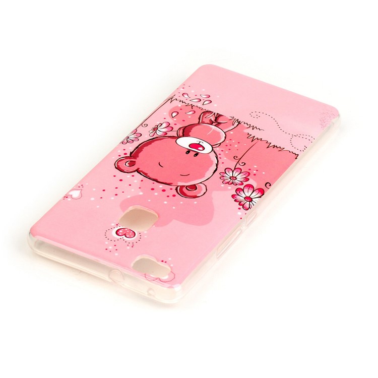 Soft IMD TPU Case Shell for Huawei P9 Lite - Cute Bear-3