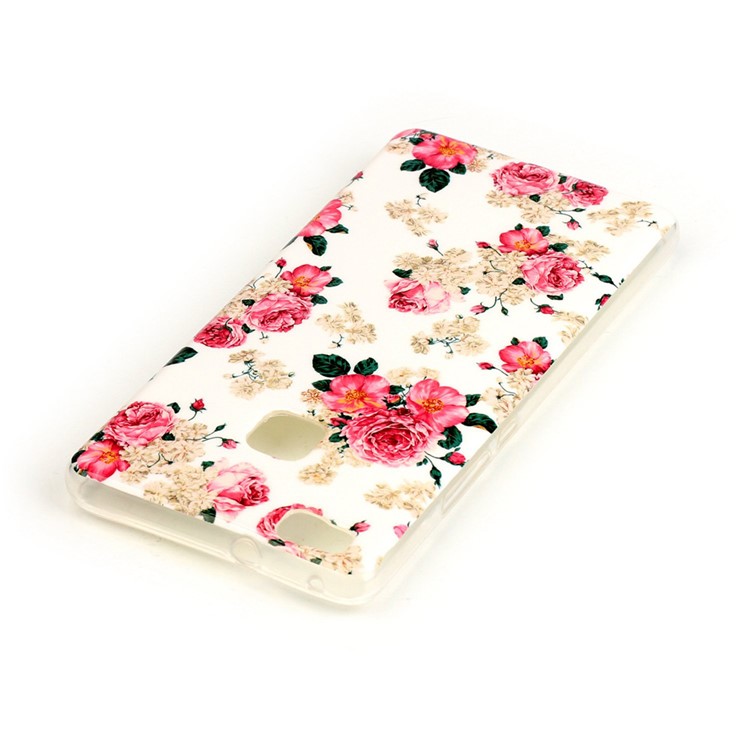 Soft IMD TPU Shell Cover Case for Huawei P9 Lite - Fresh Flowers-3