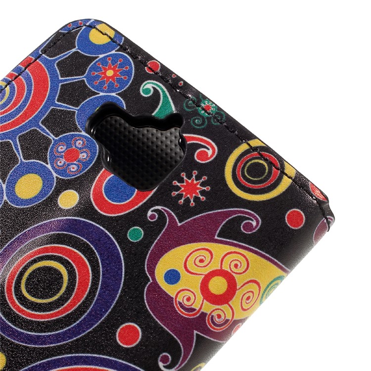 Pattern Printing Wallet Leather Stand Cover for Huawei Y6 Pro / Enjoy 5 - Paisley Pattern-9