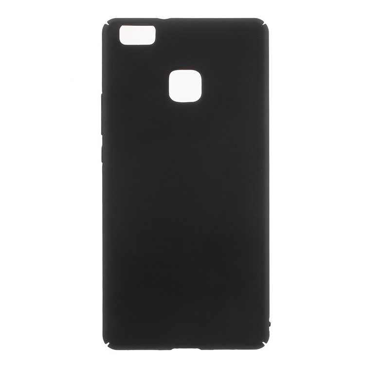 Rubber Coating PC Hard Case for Huawei P9 Lite / G9 Lite - Black-1