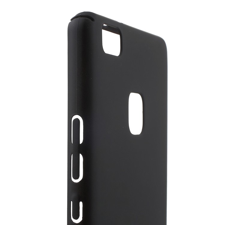 Rubber Coating PC Hard Case for Huawei P9 Lite / G9 Lite - Black-6