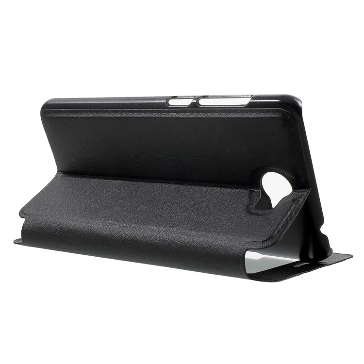 View Window Leather Case for Honor Y5II / Y5 II / Honor 5 - Black-3