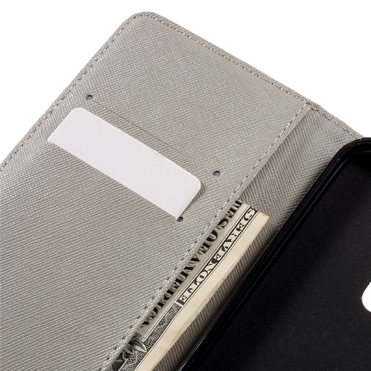 Patterned Leather Case for Huawei Nova Plus/G9 Plus/Maimang 5 - Warning Words and Cool Bear-10