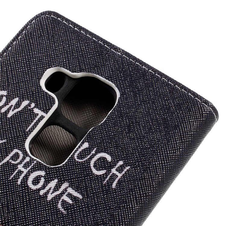 Patterned Leather Case for Huawei Nova Plus/G9 Plus/Maimang 5 - Warning Words and Cool Bear-8