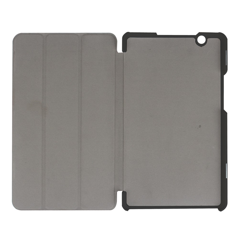 Tri-fold Stand Leather Case for Huawei MediaPad M3 8.4 - Black-8