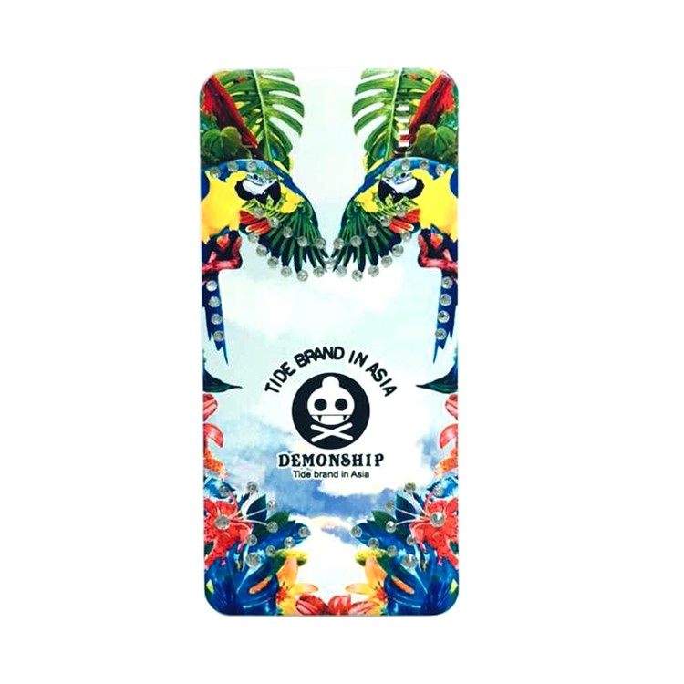 D&M 8000mAh Power Bank Diamante Animal Dual USB Charger (RoHS) - Parrots-1
