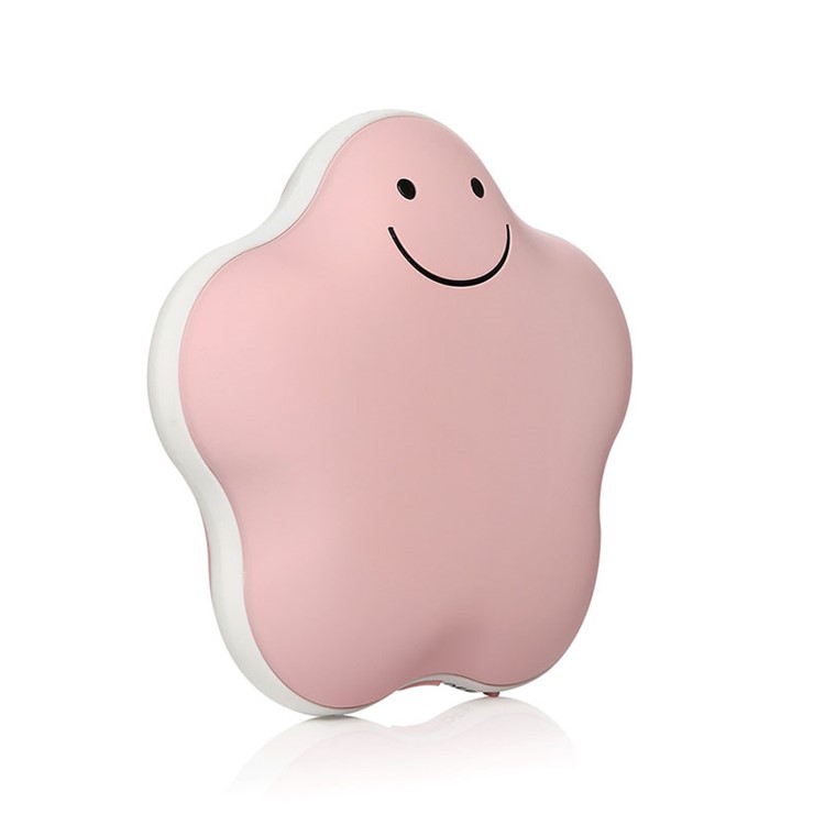 Cute Lucky Star 3600mAh Power Bank Portable Mini USB Rechargeable Hand Warmer (CE/FCC/RoHS) - Pink-2