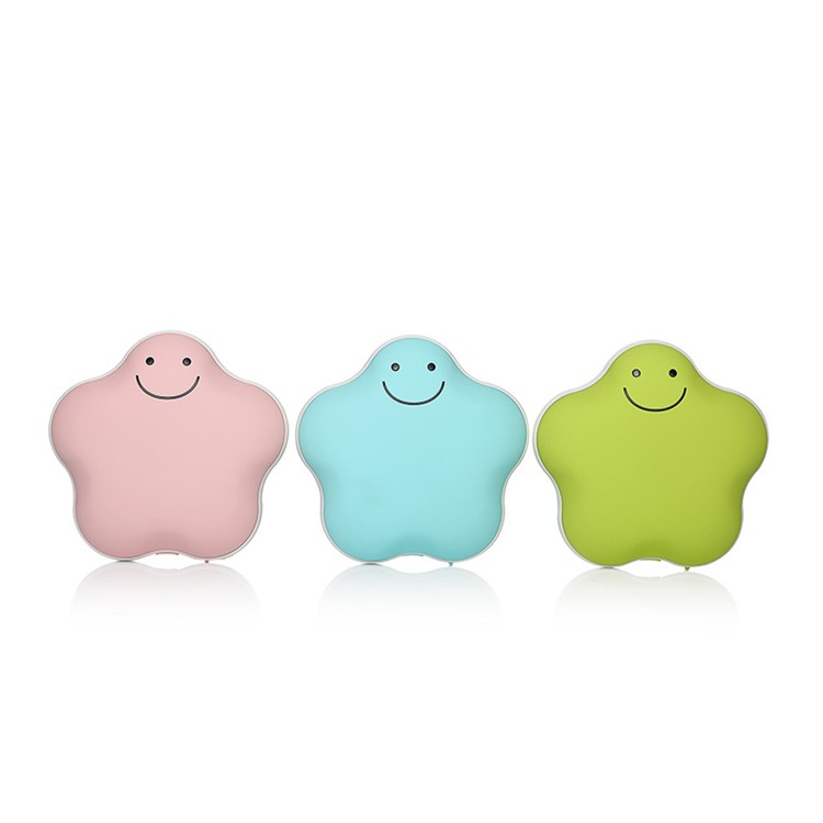 Cute Lucky Star 3600mAh Power Bank Portable Mini USB Rechargeable Hand Warmer (CE/FCC/RoHS) - Pink-8