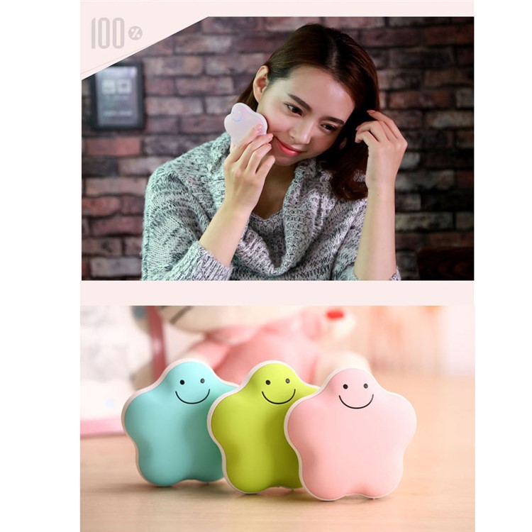 Cute Lucky Star 3600mAh Power Bank Portable Mini USB Rechargeable Hand Warmer (CE/FCC/RoHS) - Pink-9