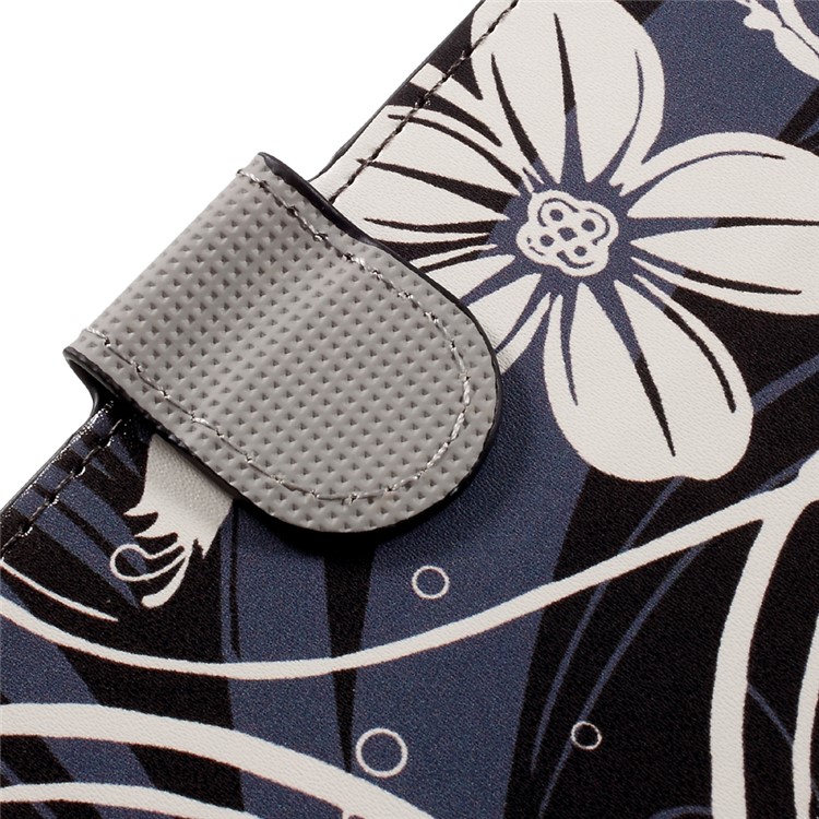 Patterned Wallet Leather Flip Case for Huawei Ascend Y511 - Butterfly Flower-10