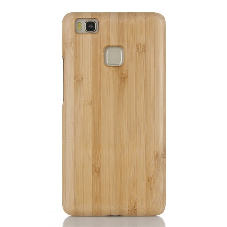 Detachable Handmade Wood Hard Case for Huawei P9 Lite / G9 Lite - Beige-1