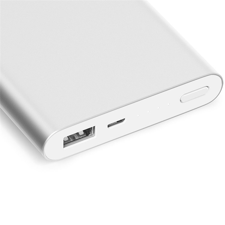 XIAOMI Mi Power Bank 2 10000mAh Capacity Support Two-way Fast Charge for Xiaomi iPhone Samsung - Silver Color-3