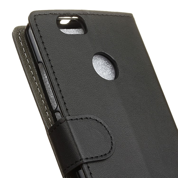 Wallet Leather Stand Case for Huawei nova - Black-3