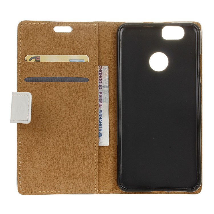 PU Leather Wallet Stand Flip Case for Huawei Nova - Crown Butterfly Eiffel Tower-6