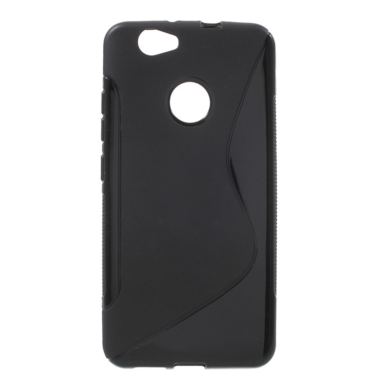 S Shape TPU Case for Huawei nova - Black-1