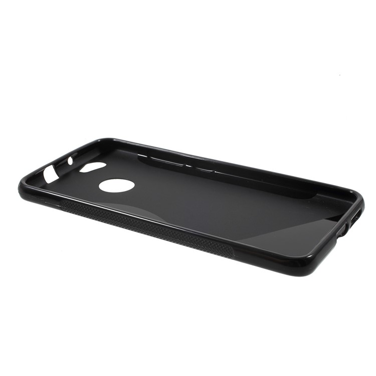S Shape TPU Case for Huawei nova - Black-3
