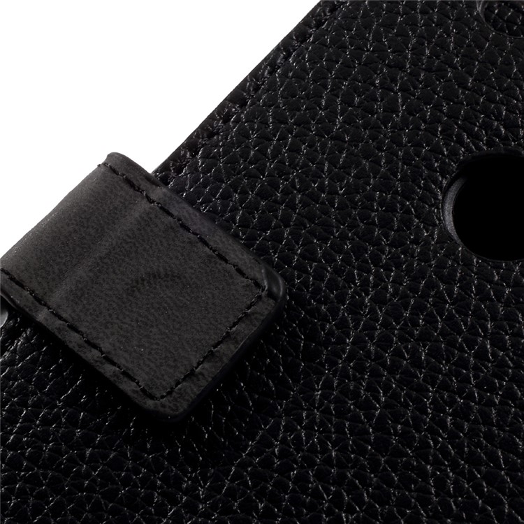 Litchi Texture Stand Leather Wallet Case for Huawei nova - Black-10