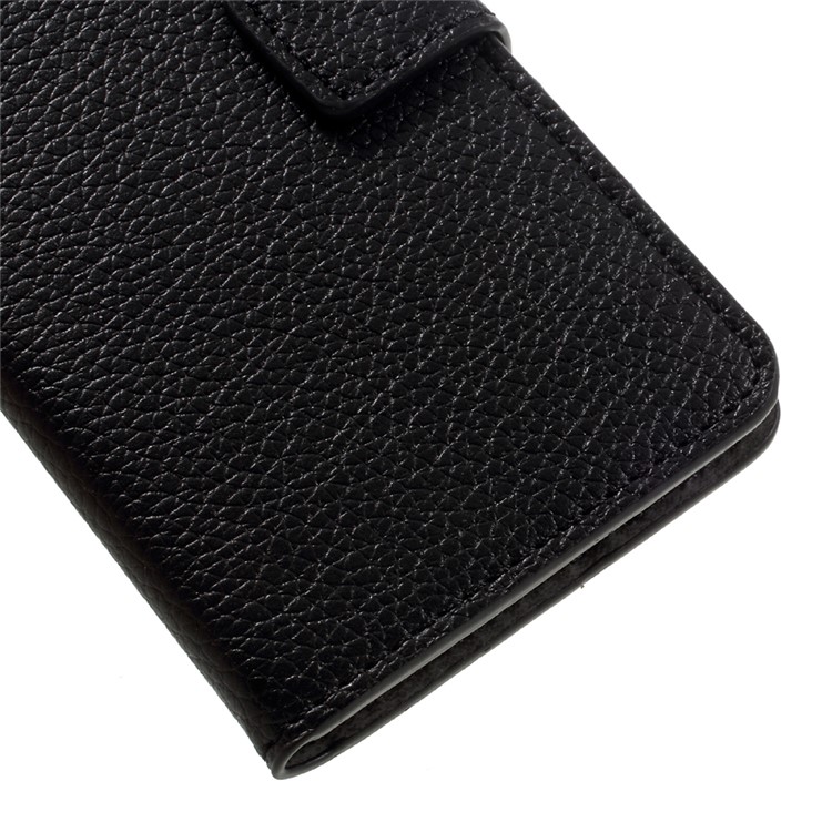 Litchi Texture Stand Leather Wallet Case for Huawei nova - Black-7