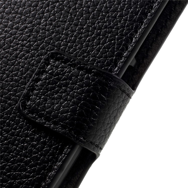 Litchi Texture Stand Leather Wallet Case for Huawei nova - Black-9