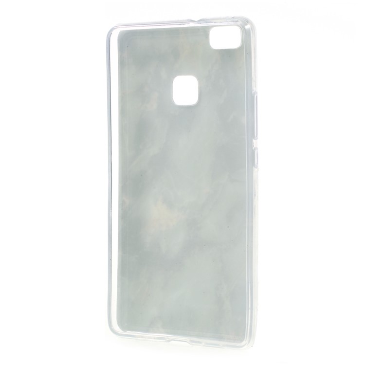 Marble Pattern Soft TPU Phone Case for Huawei P9 Lite / G9 Lite - Black Blue-2
