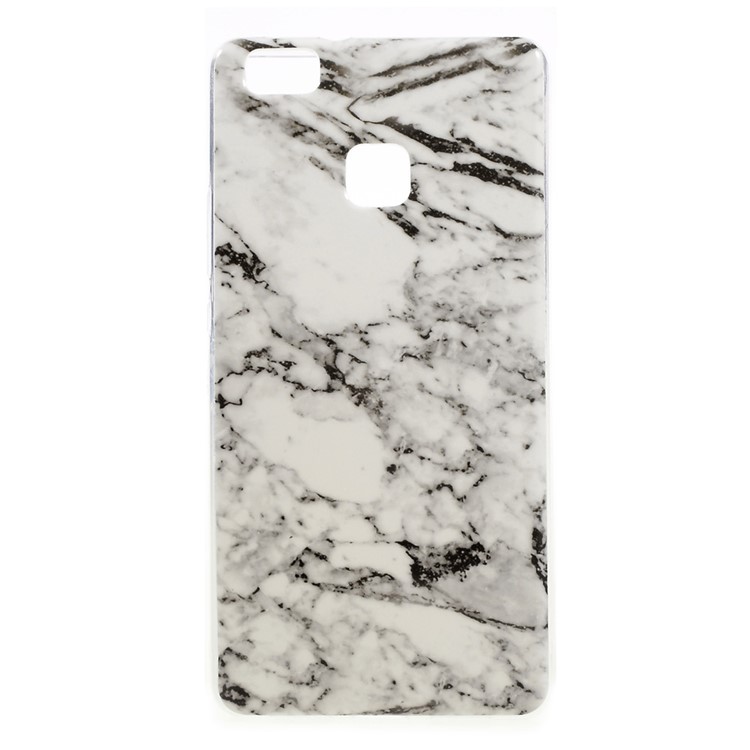 Marmormuster Gel TPU Handy Fall Für Huawei P9 Lite / G9 Lite - Weiß-1