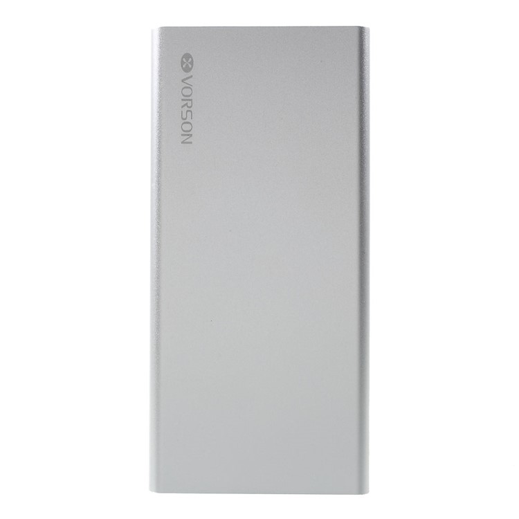 VORSON 15000mAh Dual USB Power Bank Battery Charger VY-015 - Silver-2