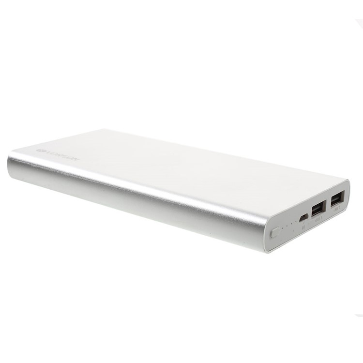 VORSON 15000mAh Dual USB Power Bank Battery Charger VY-015 - Silver-6