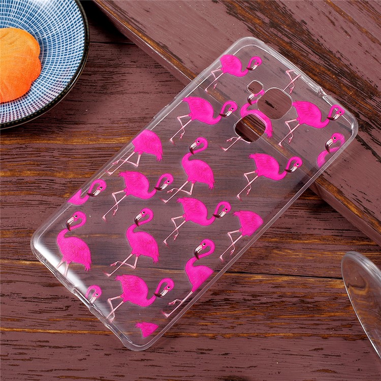 Patterned Soft TPU Phone Protector Shell for Huawei Honor 5C / Honor 7 Lite / GT3 - Crane-1