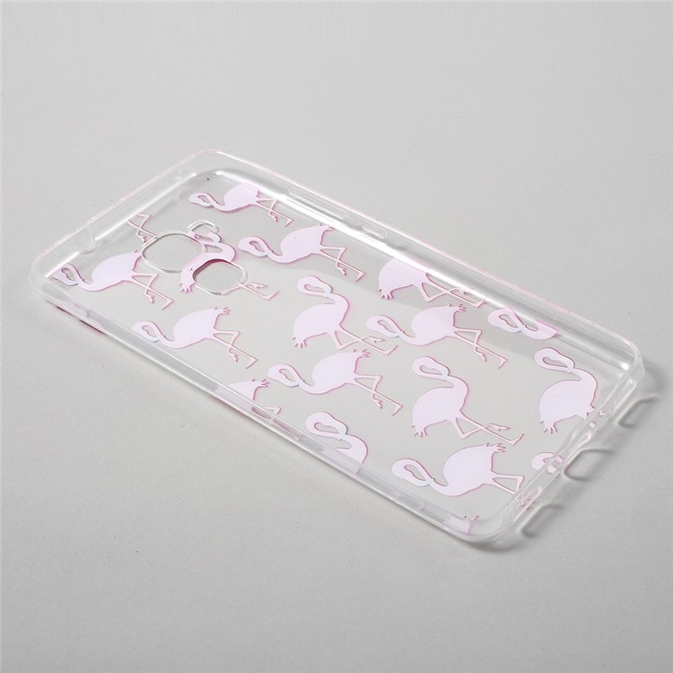 Patterned Soft TPU Phone Protector Shell for Huawei Honor 5C / Honor 7 Lite / GT3 - Crane-2