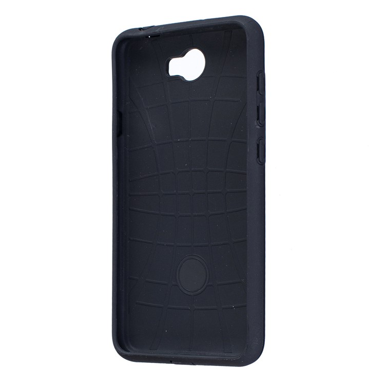 Dot Texture Hybrid PC + TPU Phone Case for Huawei Y5II / Y5 II / Honor 5 - Black-3