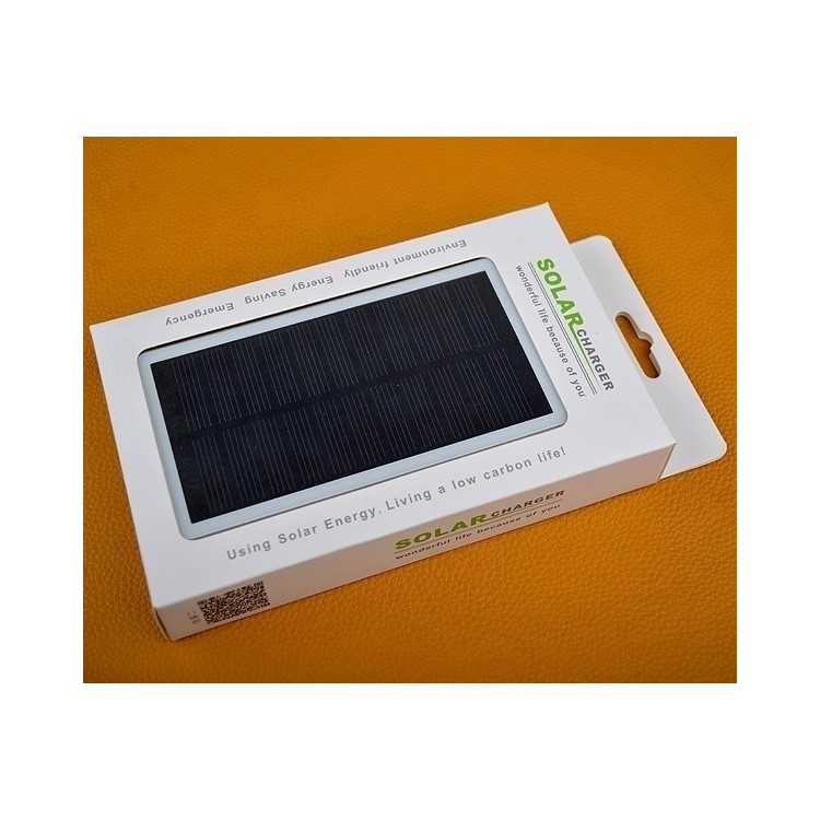 12000mAh Dual USB Ports Monocrystalline Silicon Solar Power Bank with LED Light - Black-11