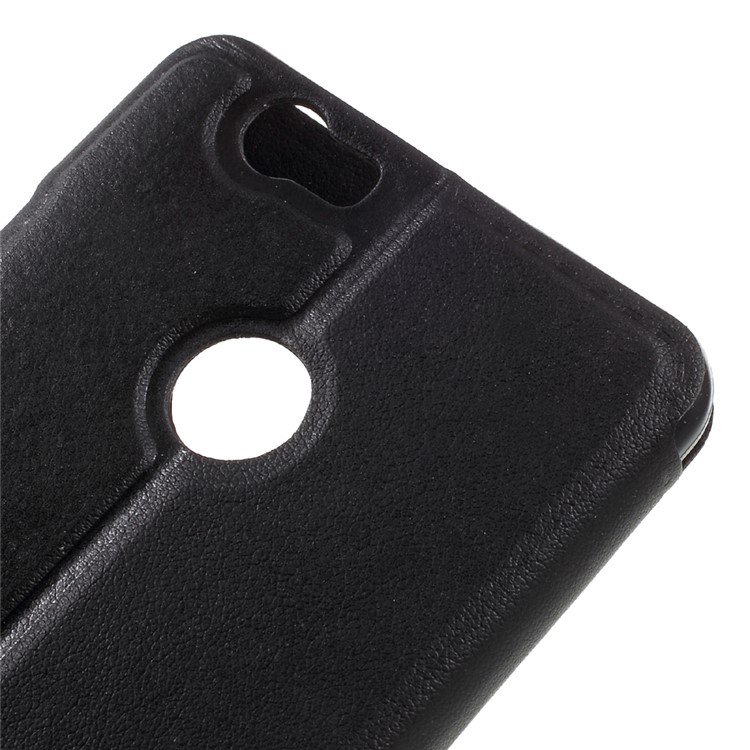 Window View Leather Stand Case Cover for Huawei Nova - Black-8