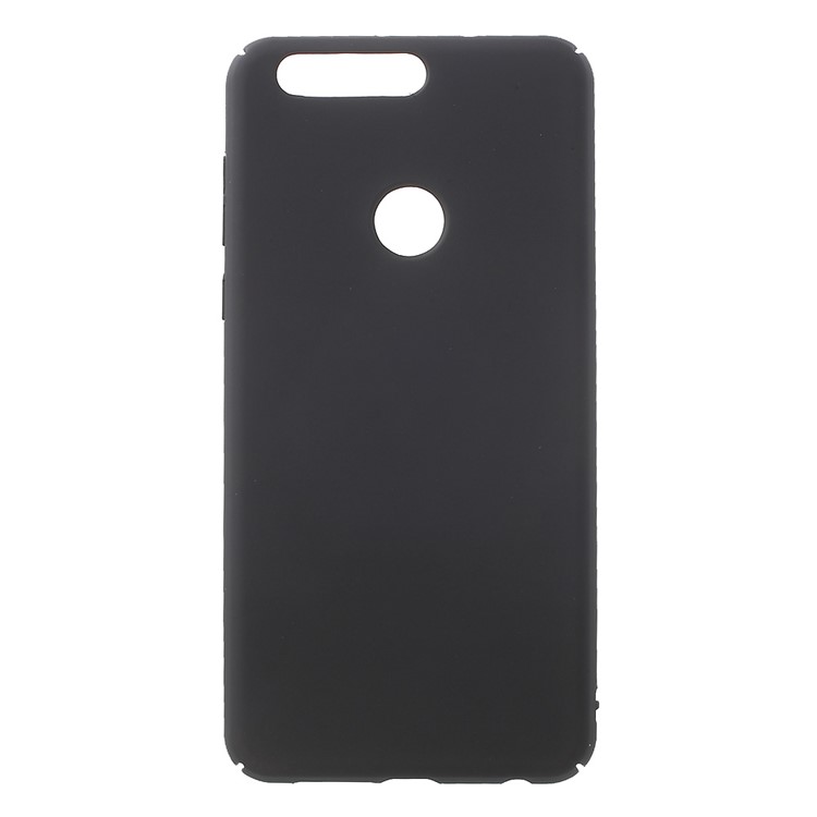 Rubber Coating Wrapped PC Hard Case for Huawei Honor 8 - Black-1