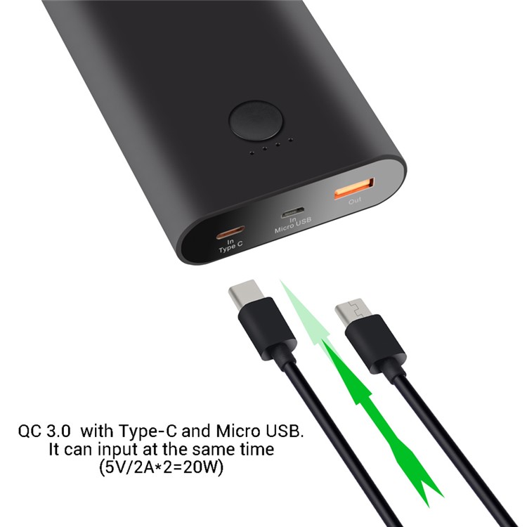 ITIAN A3 15000mAh Quick Charge 3.0 Power Bank with QC3.0 Type C/Micro USB Input-2