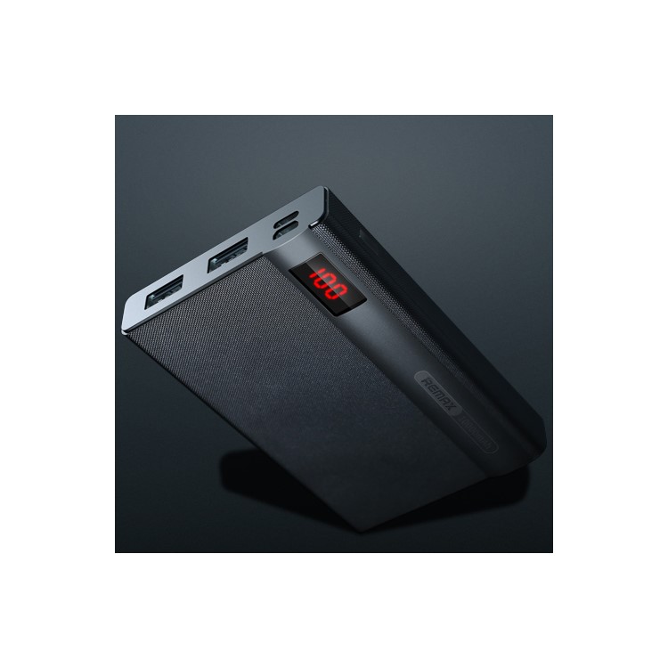REMAX LINON Pro 10000mAh Dual USB Power Bank for iPad iPhone Samsung Pokemon - Black-2