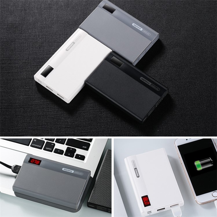 REMAX LINON Pro 10000mAh Dual USB Power Bank for iPad iPhone Samsung Pokemon - Black-7