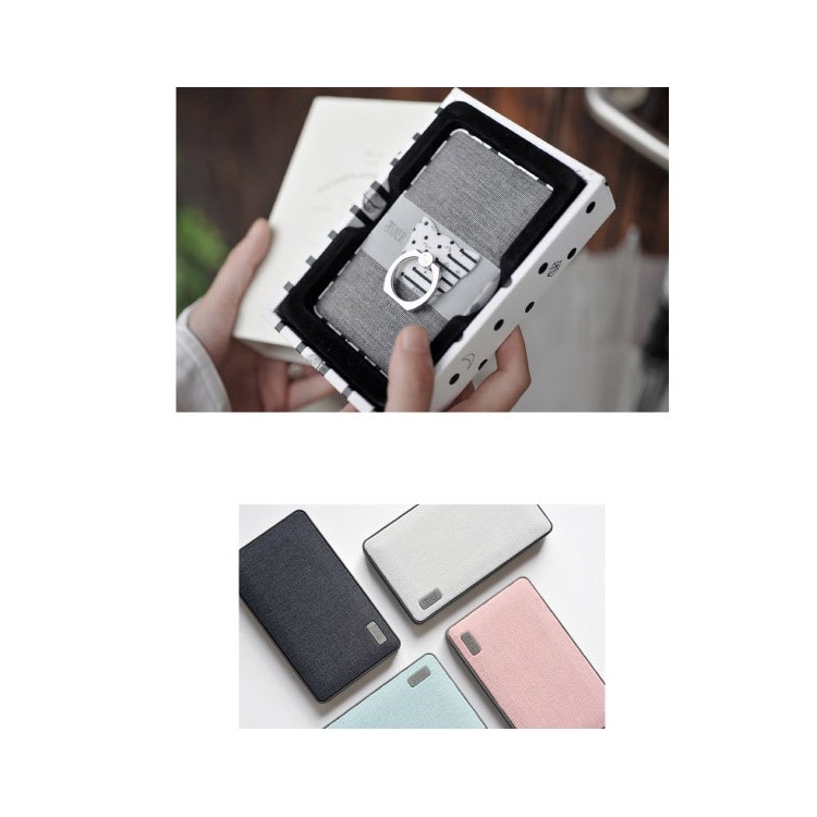 MAOXIN Artistic 10400mAh 2.1A Mobile Power Bank with Finger Ring - Dark Grey-9