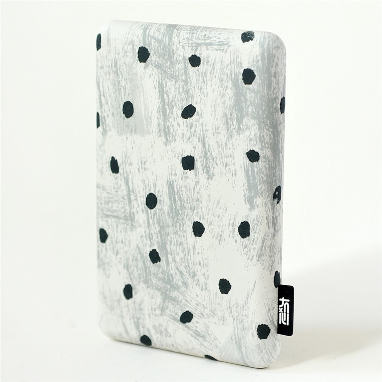 MAOXIN Clusters of Stars Series 10000mAh Luminous Power Bank with Ring Holder - Grey / Spots-1