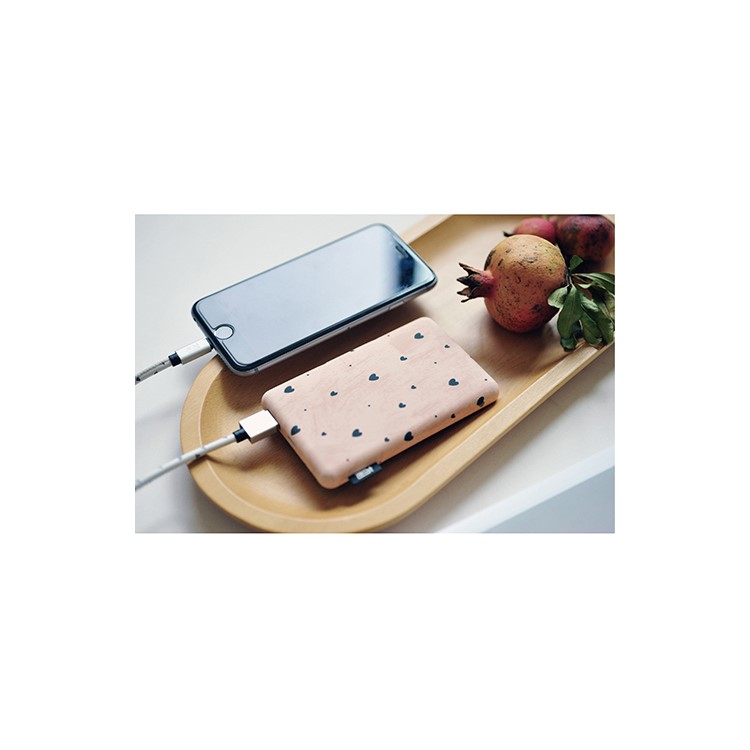 MAOXIN Clusters of Stars Series 10000mAh Luminous Power Bank with Ring Holder - Grey / Spots-10