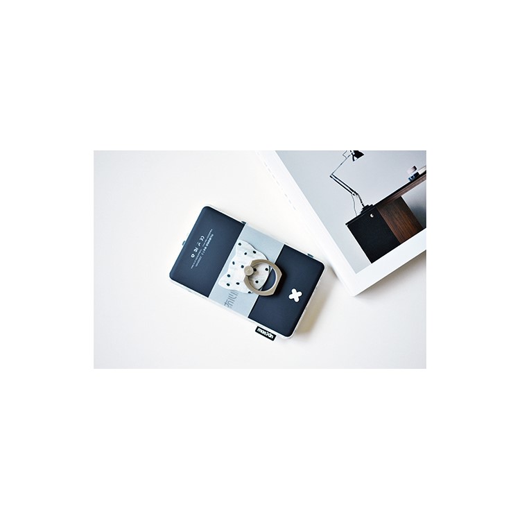 MAOXIN Clusters of Stars Series 10000mAh Luminous Power Bank with Ring Holder - Grey / Spots-12