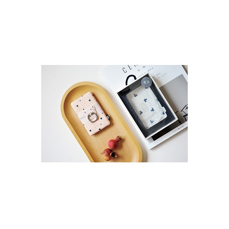 MAOXIN Clusters of Stars Series 10000mAh Luminous Power Bank with Ring Holder - Grey / Spots-5