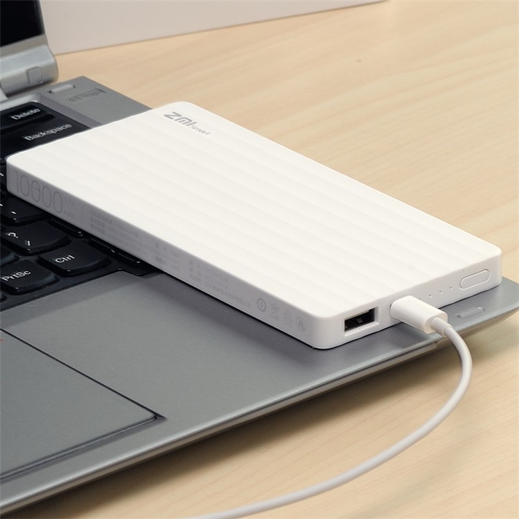 ZMI HB810 10000mAh Smart Power Bank with APP Control for Xiaomi iPhone Samsung - White-5