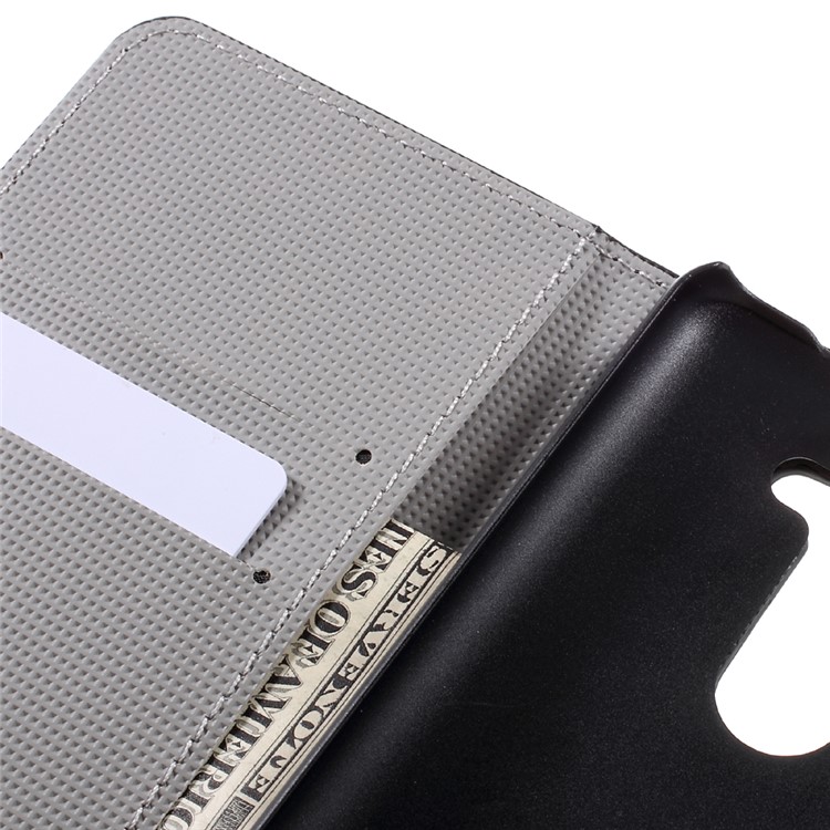 Patterned PU Leather Wallet Stand Case for Huawei Honor 6x (2016) - Flower and Butterfly-11