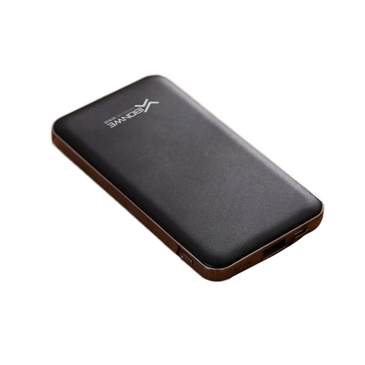 XIBONWE X6 10000mAh Li-polymer Portable Power Bank for iPhone iPad Samsung etc - Black-1
