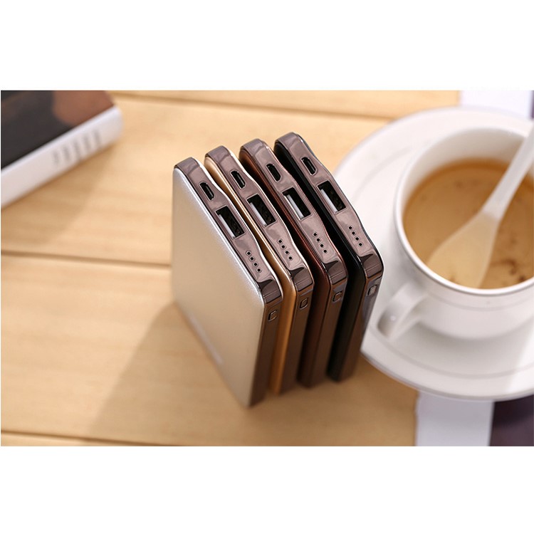 XIBONWE X6 10000mAh Li-polymer Portable Power Bank for iPhone iPad Samsung etc - Black-6