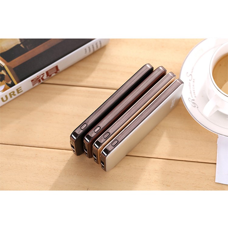 XIBONWE X6 10000mAh Li-polymer Portable Power Bank for iPhone iPad Samsung etc - Black-7