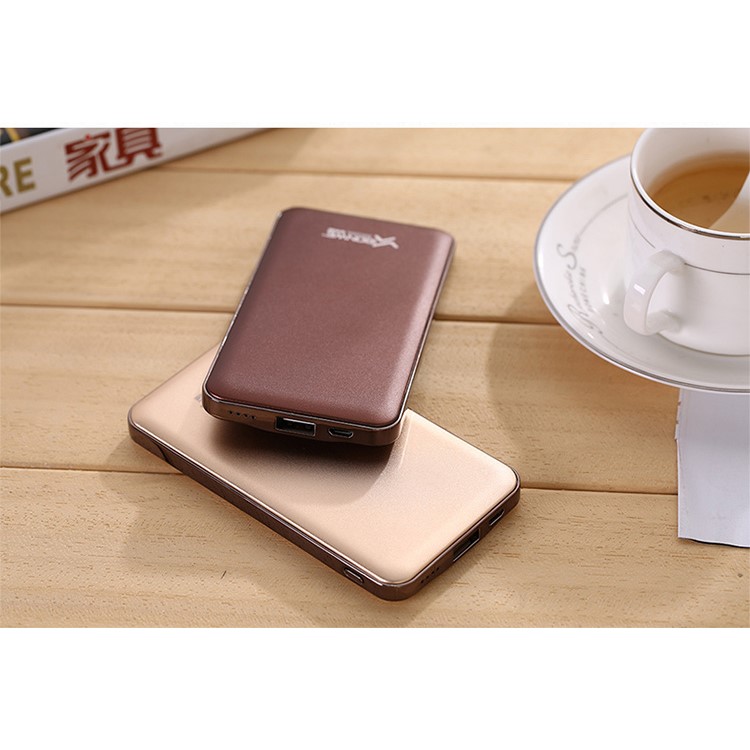 XIBONWE X6 10000mAh Li-polymer Portable Power Bank for iPhone iPad Samsung etc - Black-9