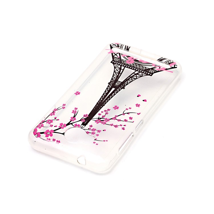 IMD TPU Mobile Phone Case for Huawei Y3II / Y3 II - Eiffel Tower and Plum Flowers-3